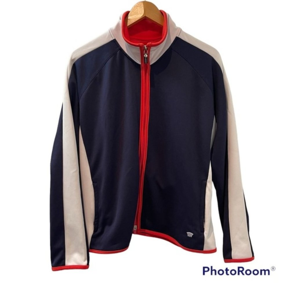 Vintage OLEG CASSINI SPORT euro zip up athletic sport jacket XL